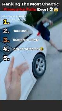 Ranking The Most Insane Firework FAILS Ever! 💀😱 #fireworks #fail #ranking #funny #viral #shorts#fyp