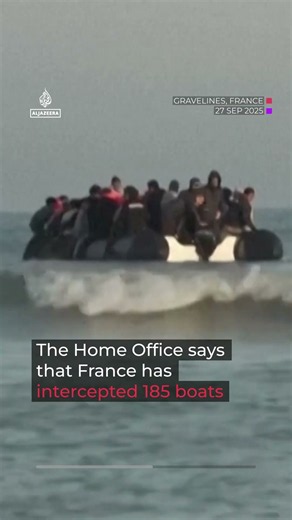 Migrants clash with French police as they attempt to cross the Channel