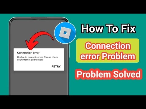 Fix Roblox Unable To Contact Server Please Check Your Internet Connection Error | Android & ios