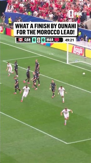 MOROCCO TAKES THE LEAD! Hakimi finds Azzedine Ounahi off the set piece!