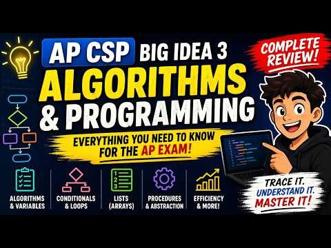 AP CSP Big Idea 3 Algorithms & Programming
