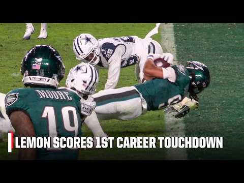 Makai Lemon scores 1st TD with Eagles | NFL on ESPN