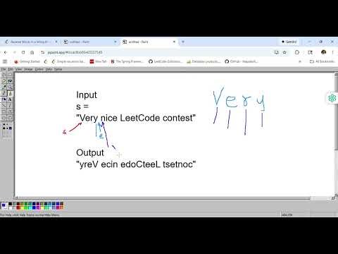 Leetcode 557 Reverse Words in a String III - In Hindi Explanation