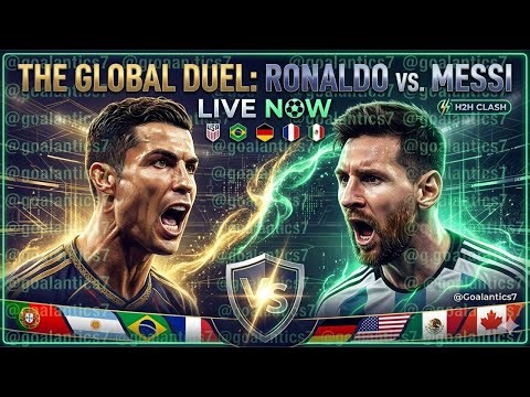 Soccer / Football LIVE: Ronaldo vs Messi - Who is Better? ⚽
