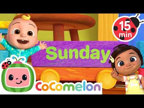 Do You Know the Days of the Week? 🤔| Nina's Familia | CoComelon Nursery Rhymes & Kids Songs