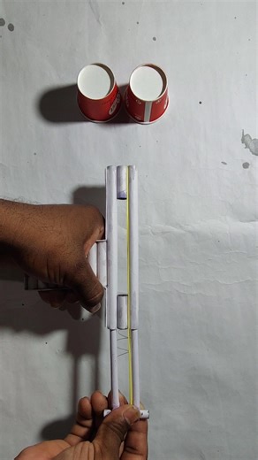 How To Make A Paper Gun That Shoots 2 Paper Bullets at Once 🔥