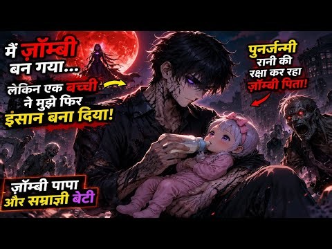 (part 1+2+3) Mai Zombie Ban Gaya... Jise Bachaya Wo Future Ki Human Empress Nikli! Anime in hindi 