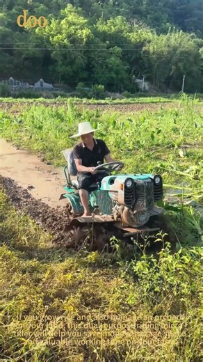 Ride‑On Multi‑Purpose Tiller, Works For Orchards And Paddy Fields