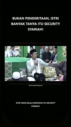Bukan Penderitaan, Istri Banyak Tanya Itu Security Syariah! | Ustadz Abdul Somad Official