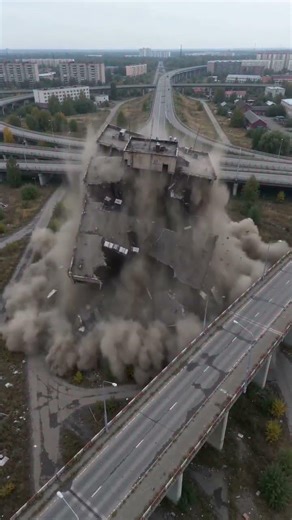 Building VANISHED in 5 Seconds 😱 Controlled Explosion