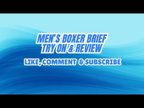 🔥 Men’s Underwear Try-On 🩲 | Modal Boxer Brief Fit Review