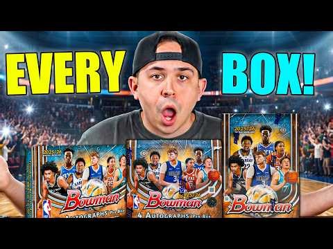 I Ripped EVERY Bowman Basketball Box To Find The BEST VALUE! 🤯