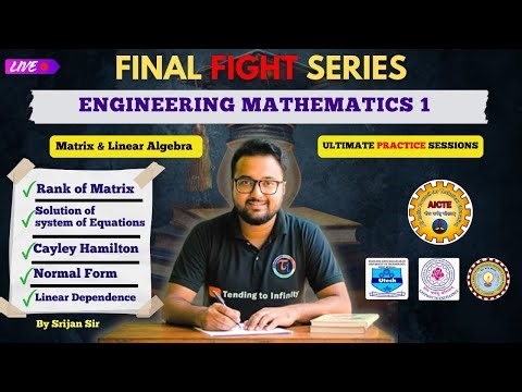 06 | Practice Session | Matrix | Linear Algebra | AKTU | MAKAUT | PYQ | Engineering Mathematics