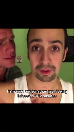 Lin-Manuel Miranda and Jonathan Groff Hamilton moments