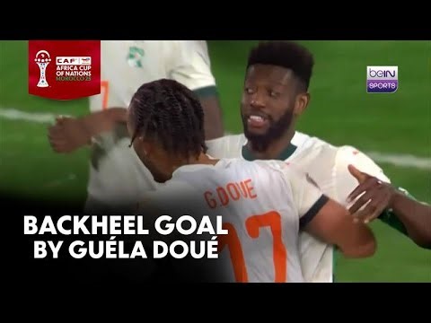 Egypt vs Ivory Coast | Beautiful backheel goal by Guéla Doué | AFCON 2025 Highlights