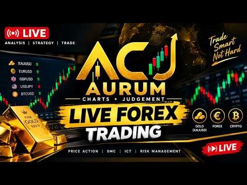 🔴 **LIVE | Institutional Trading | ACJ – Aurum • Charts • Judgement**