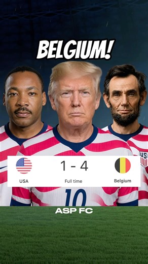 I gave USA their GOATS until they beat Belgium!