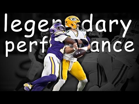 The Packers Vikings Game was...Something