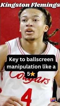 5⭐️ Ballscreen reads with future lottery pick Kingston Flemmings