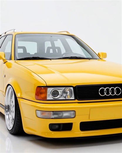 This 1994 Audi 80 Avant in Mango Yellow Still Hits Harder Than New Cars