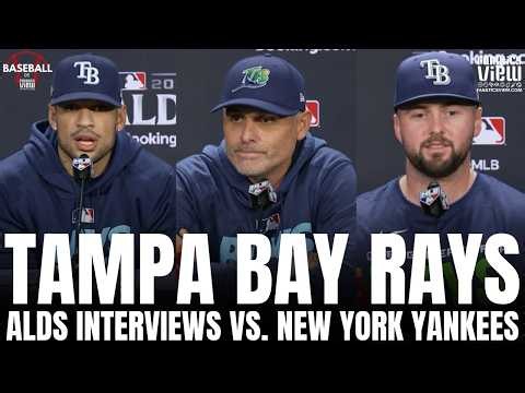 Liam Hicks, Kevin Cash & Victor Mesa Jr. Discuss Tampa Rays vs. New York Yankees ALDS, Rays Season