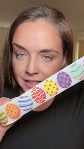 CWC Approved ✔️ These Easter egg sticker rolls are a fun and simple craft idea for kids