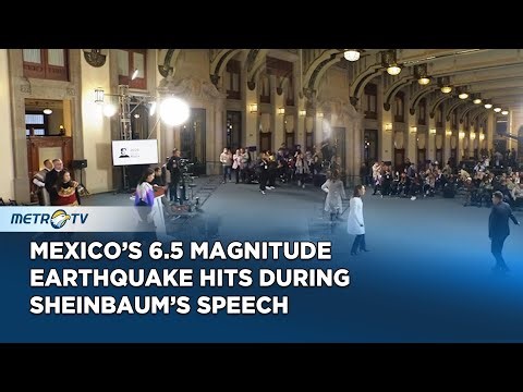 6.5 Magnitude Earthquake Interrupts President Sheinbaum’s Press Conference in Mexico
