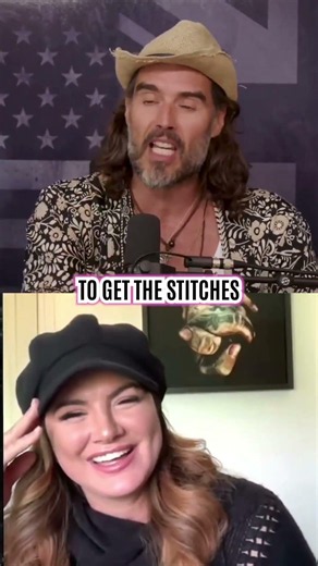 Russell Brand's baptism almost turned into a disaster...