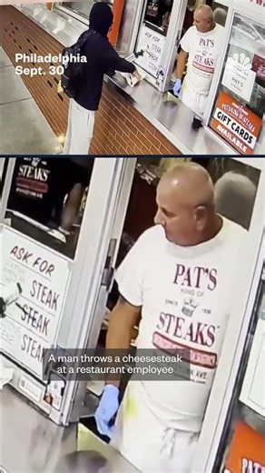 Man throws cheesesteak at Philadelphia restaurant employee
