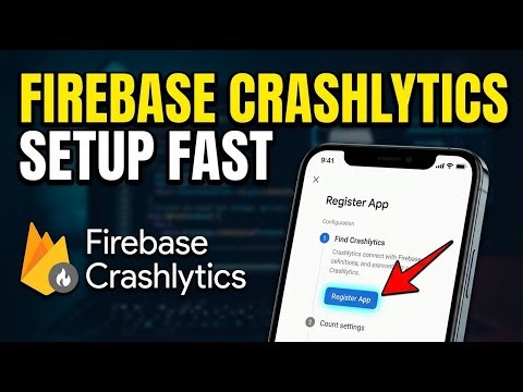How to register with Firebase Crashlytics for iOS and Android debugging - Easy Tutorial