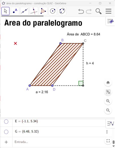 Aula 01: Criar Quiz no Geogebra