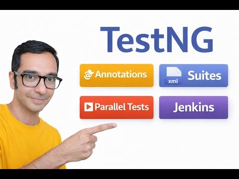 TestNG Tutorial for Beginners | Suites, Annotations, Parallel Tests & CI