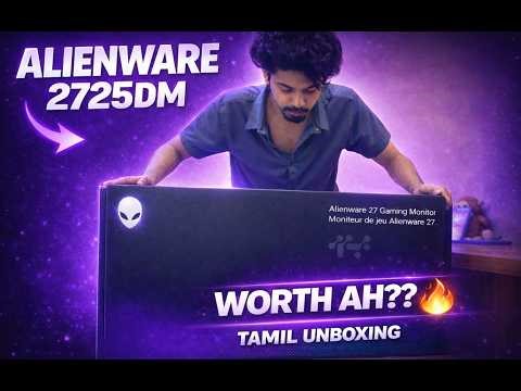 Unboxing The BEAST 🥶🥶Gaming Monitor | ALIENWARE | #tamilgamer #tamilunboxing 