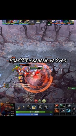 Phantom Assassin vs Sven #dota2