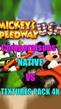 Mickey's Speedway USA native VS Pack Textures FHD RMG Nintendo 64 PC Gameplay HD