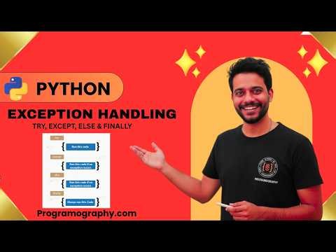 Python Exception Handling | Try, Except, Finally & Error Handling in Python | Lecture