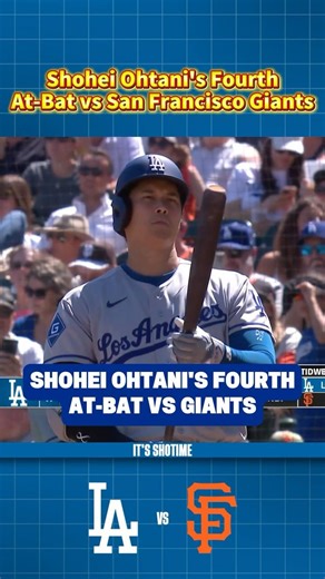 Shohei Ohtani's Fourth At-Bat VS Giants Game 3