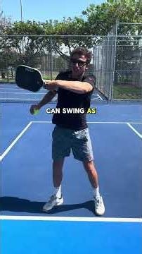 High Backhand Putaway Power #pickleball #pickleballtips