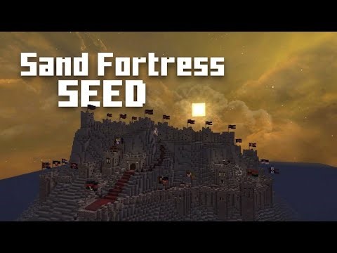 *NEW* Sand Castle at Spawn SEED in Minecraft (Java/Bedrock 1.21+ )