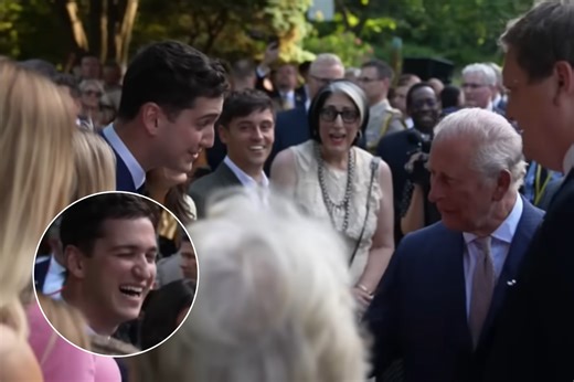Watch King Charles’ reaction as American comedian does impression of him