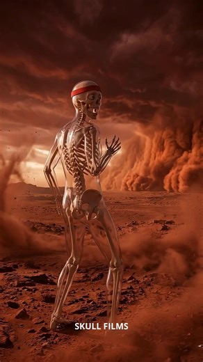 Life On Mars Will Be Like This#skeleton #whatif