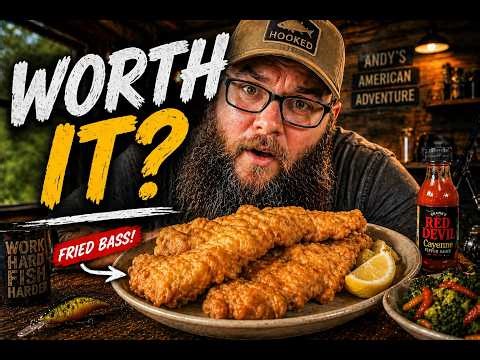 I Fried BASS… and Didn’t Expect THIS | Catch Clean Cook