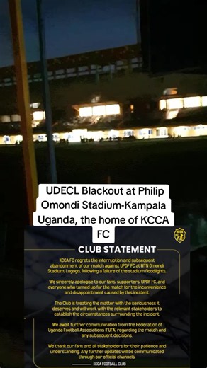 UDEC Blackout at Philip Omondi Stadium Kampala Uganda