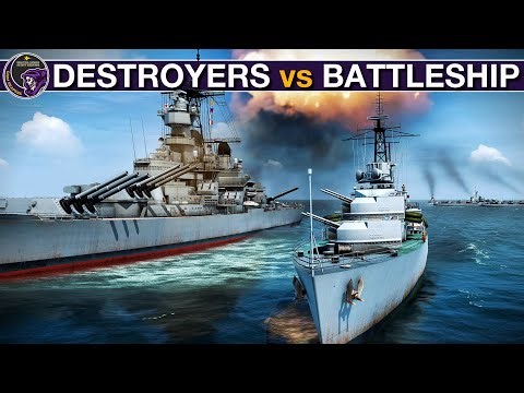 How Many WWII Destroyers Are Needed To Overwhelm A Battleship? (Detailed Study) | War On The Sea