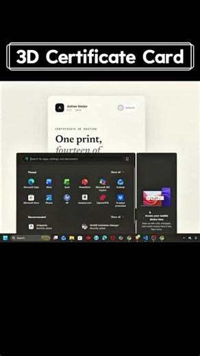 Build a Premium 3D Interactive Certificate Card Using HTML, CSS & JavaScript #viral #shorts #coding