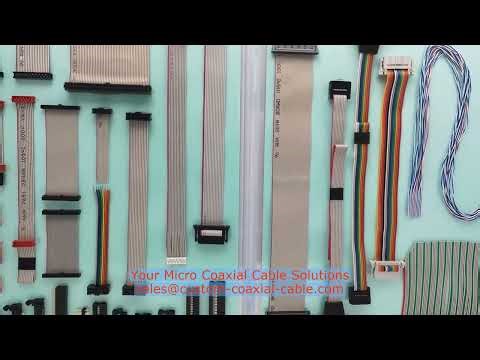 lvds micro coax AS9100 for thermal core CABLINE-SS RECEPTACLE 10P 20 pin micro coaxial cable Saudi A