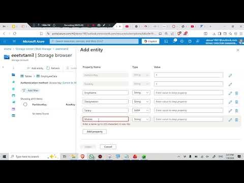 How to Create Azure Table Storage | Step-by-Step Beginner Tutorial
