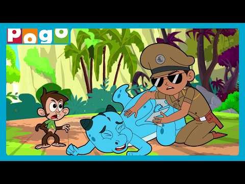 Dragu ko lagi zabardast chot!🤕💥| Little Singham💪👊| Cartoon for Kids | @PogoChannel​