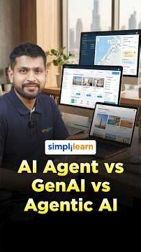 Generative AI vs Agentic AI vs AI Agents in 2027 | Differences & Use Cases Explained | Simplilearn