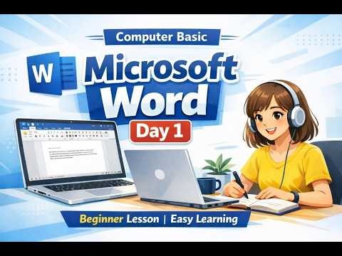 Start Learning Microsoft Word Lesson- 1 Today!”